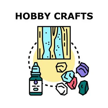 Creative process for hobby crafts and handmade items イラスト素材