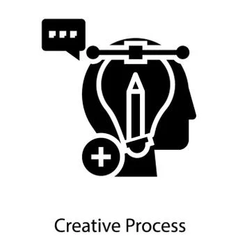 Creative Process Vector Illustrazione stock