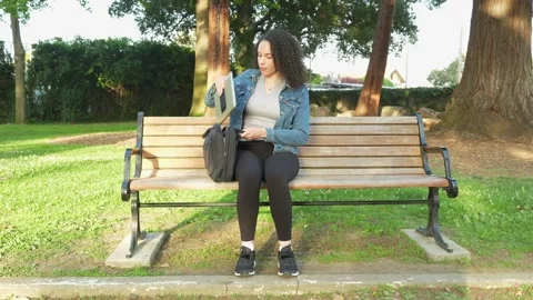 Creative Professional Embraces Remote Life from a City Park in Alameda CA 0 Stock Footage 310534038