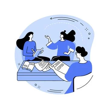 Creative project isolated cartoon vector illustrations. Stock Illustration