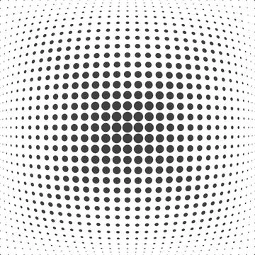 Creative protection and shield dot sign. Stock Illustration