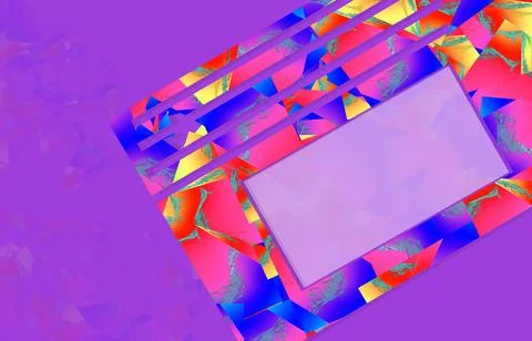 Creative purple red ping blue gradient wallpaper mockup style empty space t.. Stock Illustration