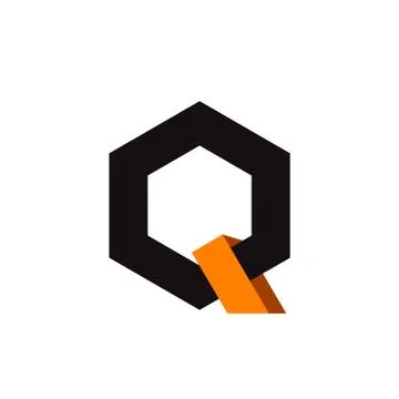 Creative Q Letter logo design vector graphic concept Stock Illustration