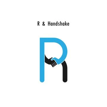 Creative R- letter icon abstract logo design vector template.Business offer,p Stock Illustration