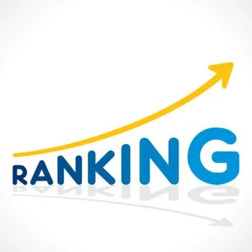 Creative ranking word growth graph vector Stock-Illustration