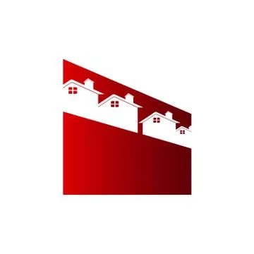 Creative real estate logo design, home stay apartment, building real estate l Stock Illustration