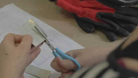 Creative recycling workshop Stock-Footage 108728479