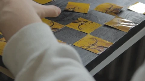 Creative recycling workshop Stock-Footage 108728899