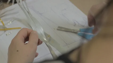 Creative recycling workshop Stock-Footage 108729011