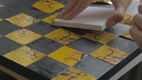 Creative recycling workshop Stock-Footage 108729038