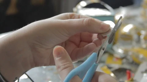 Creative recycling workshop Stock-Footage 108729787