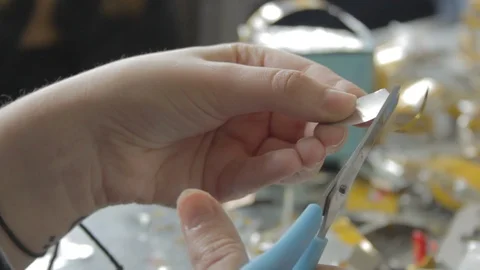 Creative recycling workshop Stock-Footage 108729893