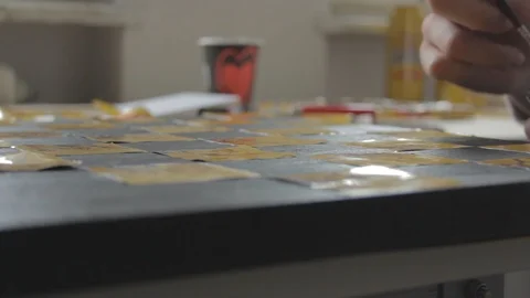 Creative recycling workshop Stock-Footage 108730161