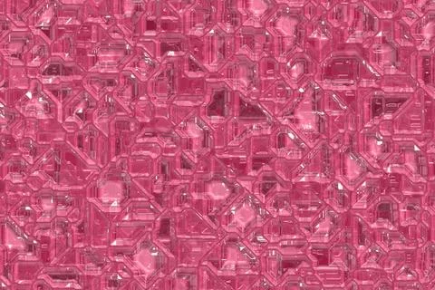 Creative red digital pattern digital graphic backdrop illustration Stock Illustration