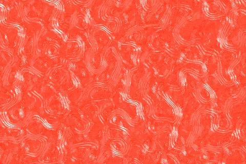 Creative red flowing shiny fine steel ruffle digital art background or texture Stock Illustration