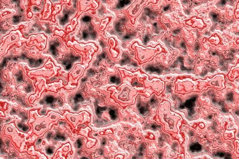 Creative red multi layered wild stone cg background illustration Stock Illustration