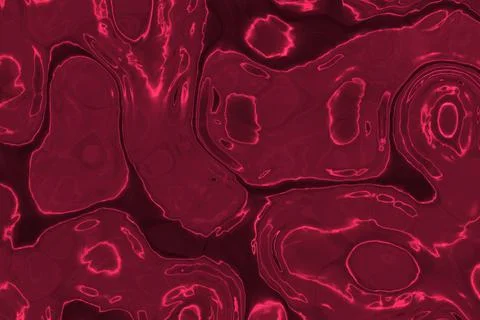 Creative red shiny fluid metallic digital graphic background Illustrazione stock