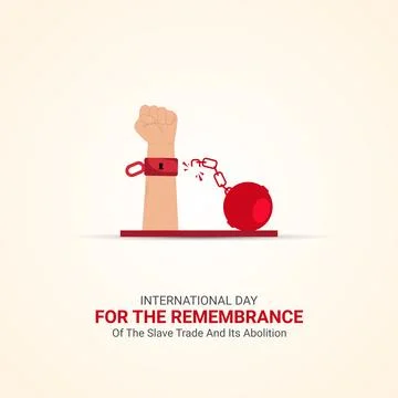 Creative  Remembrance  Day ads design. Remembrance Day, August 23 Stock Illustration