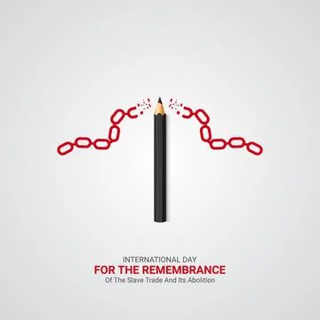 Creative  Remembrance  Day ads design. Remembrance day, August 23 Stock Illustration