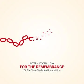 Creative Remembrance  Day ads design. Remembrance day, August 23 Stock Illustration