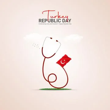 Creative Republic Day of Turkey ads design. Republic Day of Turkey, Celebra.. Stock Illustration