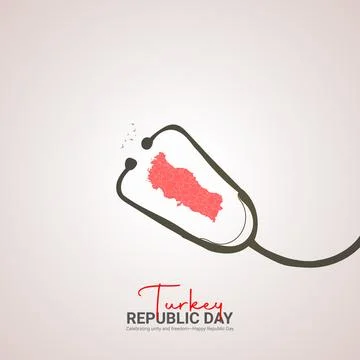 Creative Republic Day of Turkey ads design. Republic Day of Turkey, Celebra.. Stock Illustration