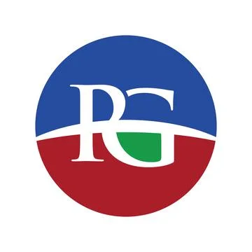 Creative Rg Initials Logo Design Иллюстрация
