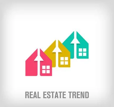 Creative rising team trend logo. Stock Illustration