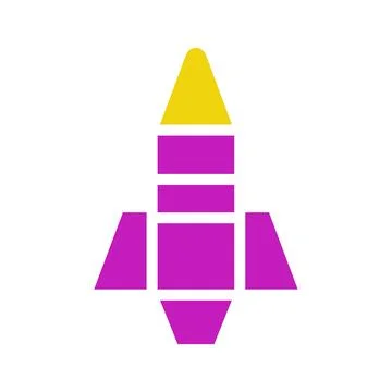 Creative rocket crayon. Concept of creativity, imagination, and education. Stock Illustration
