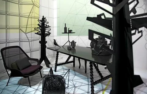 Creative room Stock Photos