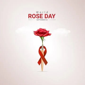Creative rose day ads design. world rose day, Celebrated in United States i.. Stock Illustration