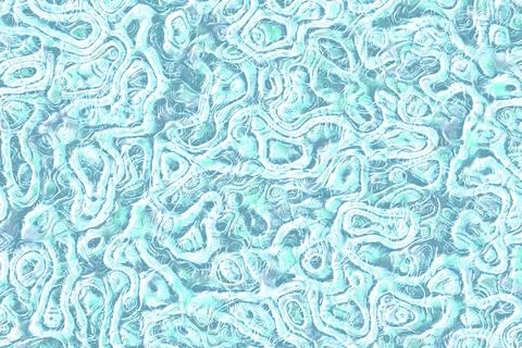 Creative round glowing metal waves computer art texture illustration Иллюстрация