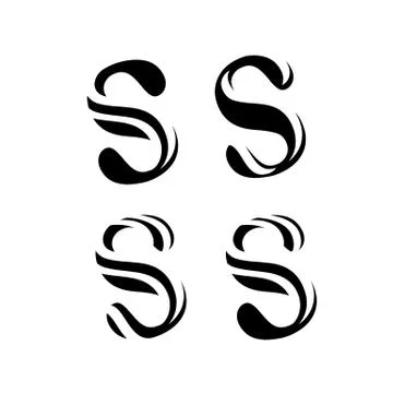 Creative S Letter logo design vector graphic concept illustrations Stock Illustration