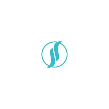 Creative s logo s icon catchy simple s logo Stock Illustration