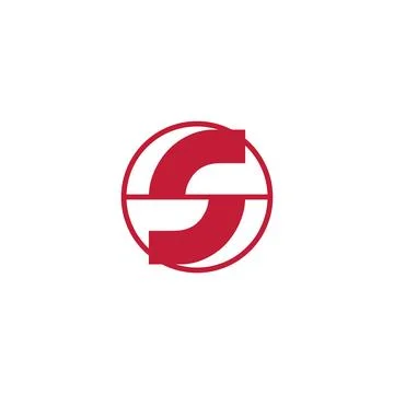 Creative s logo s icon catchy simple s logo Stock Illustration