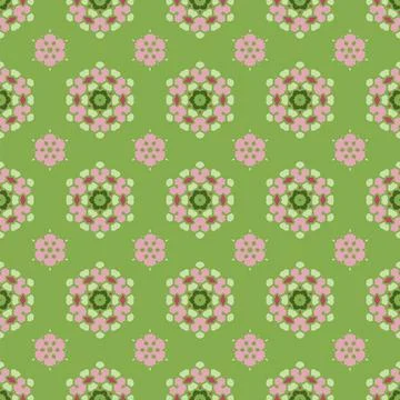 Creative Seamless Ornamental Mosaic Pattern Creative Seamless Ornamental M... Foto stock