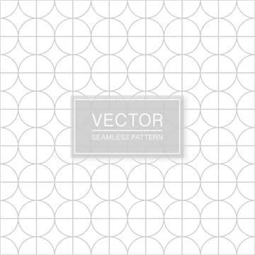 Creative seamless ornamental pattern - delicate grid design. Decorative Illustrazione stock