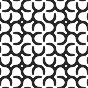 Creative seamless stylish pattern. Vector endless grid background. Simple white Illustrazione stock