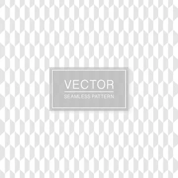Creative seamless textile pattern - repeatable geometric design. White and grey Stock Illustration