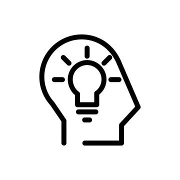 Creative service vector line icon. Web and network solutions concept symbol.. Illustrazione stock