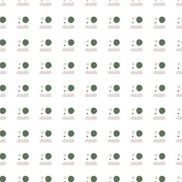 Creative shape seamless pattern. Creative various doodle shapes background. Illustrazione stock