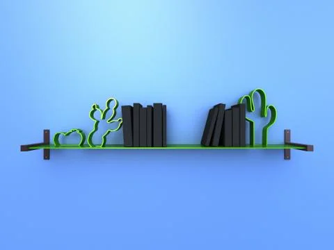 Creative Shelf Illustrazione stock