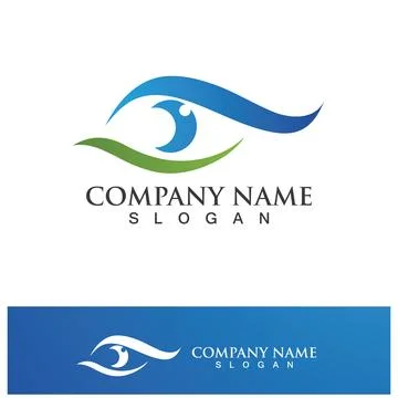 Creative Shield Eye Vision Logo Design Symbol Vector Illustration Stock Illustration