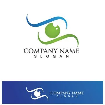 Creative Shield Eye Vision Logo Design Symbol Vector Illustration Stock Illustration