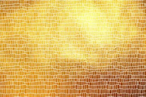 Creative shiny golden grid texture pattern luxury abstract background Illustrazione stock