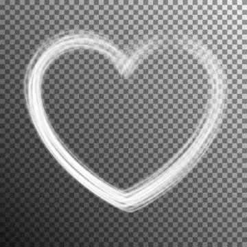 Creative shiny heart shape Stock-Illustration