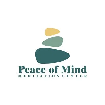 Creative simple balancing stones logo template. Balance rock zen stone logo.. Stock Illustration
