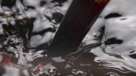 Creative slow motion shot of soy sauce Stock Footage 247315817