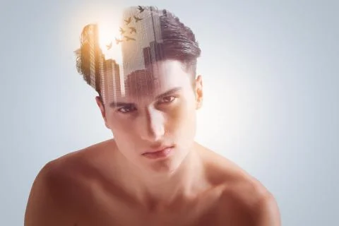 Creative smart guy wants changes Stock Photos