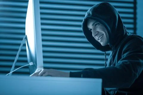 Creative smart programmer designing new computer game Stock Photos